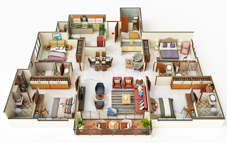 3bedroom,3baathroom,